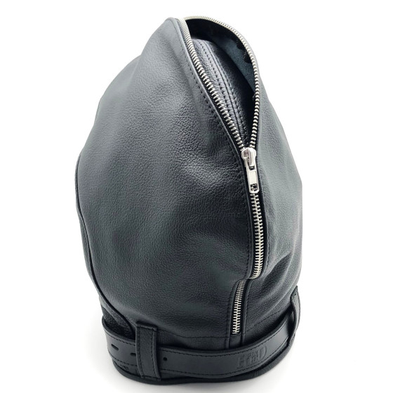 Cagoule sensorielle en cuir