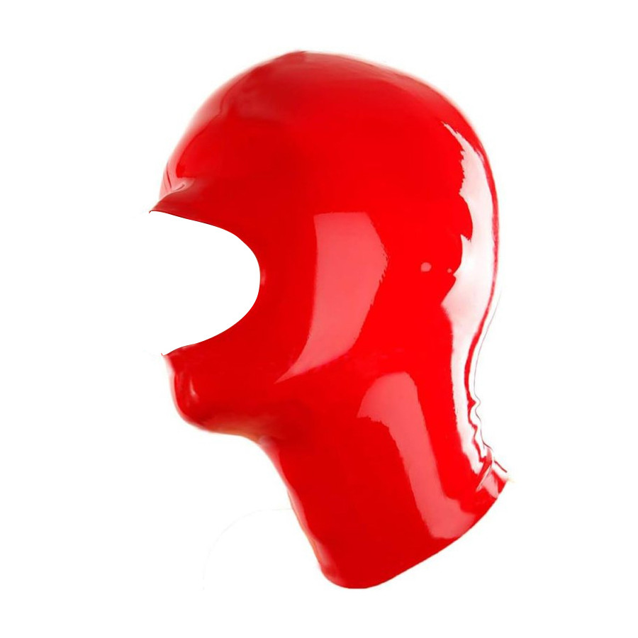 Cagoule en latex Openose Rouge