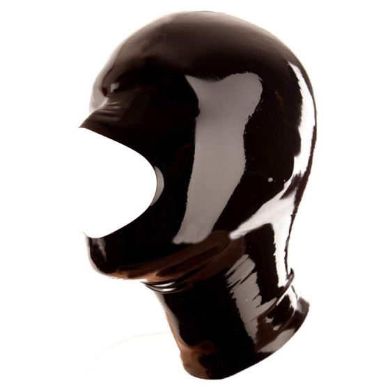 Cagoule en latex Openose Noire