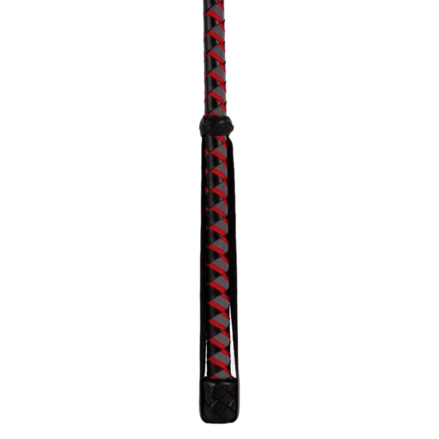 Cravache Nub Neon 72cm Noir-Rouge