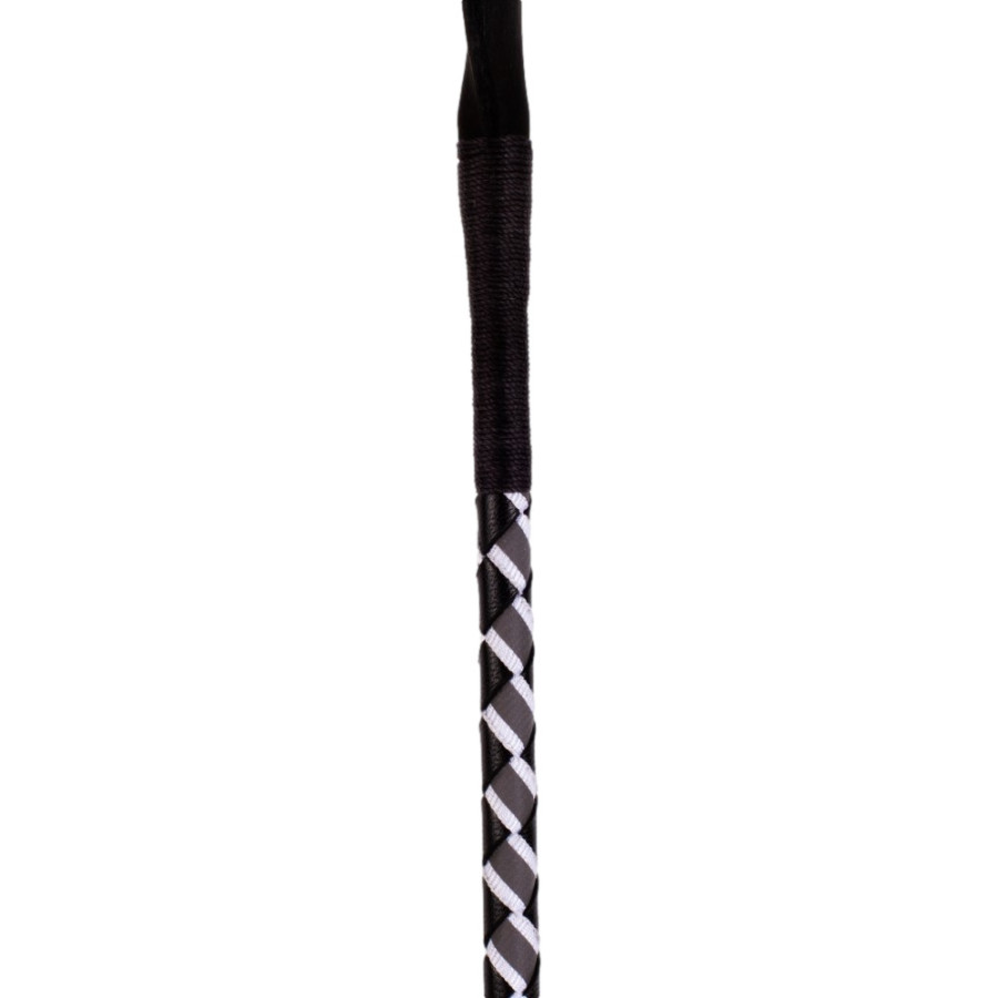 Cravache Nub Neon 72cm Noir-Blanc