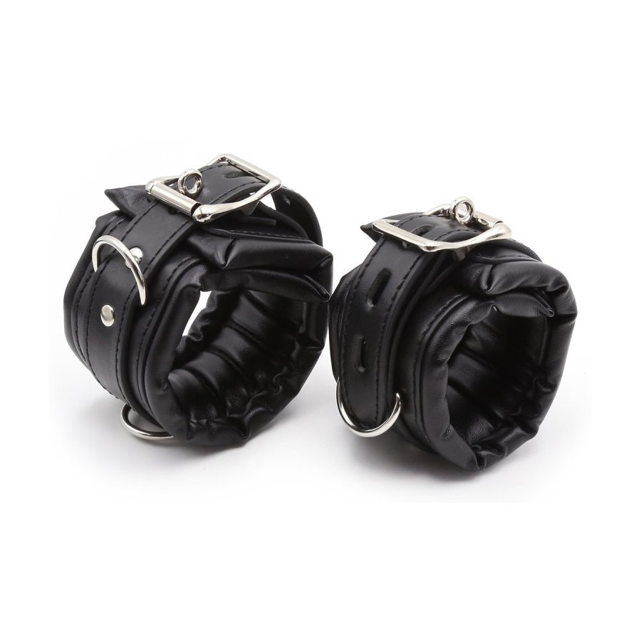 Menottes avec Ventouse Strongcup Noires