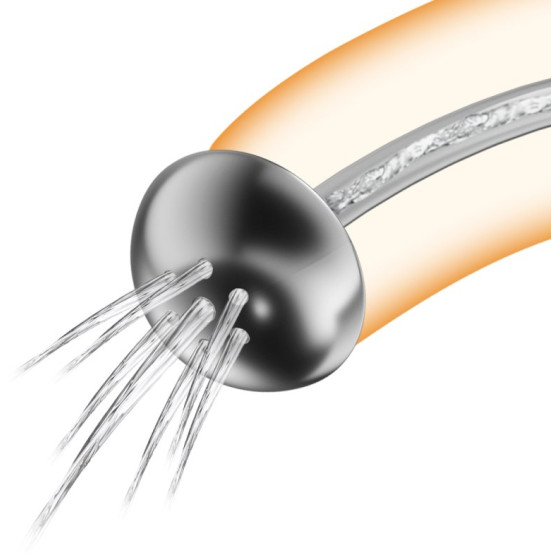 Jet Shower drilled plug 20.5 cm - Diameter 7mm