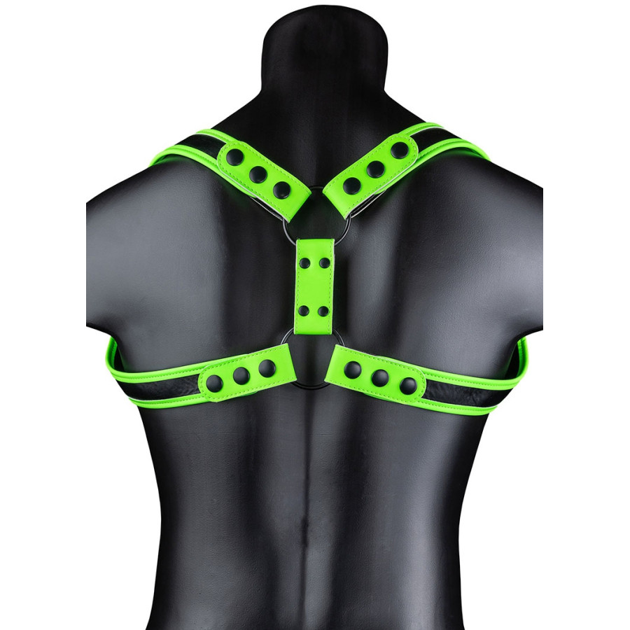 Harnais phosphorescent Sling Glow Noir-Vert Néon