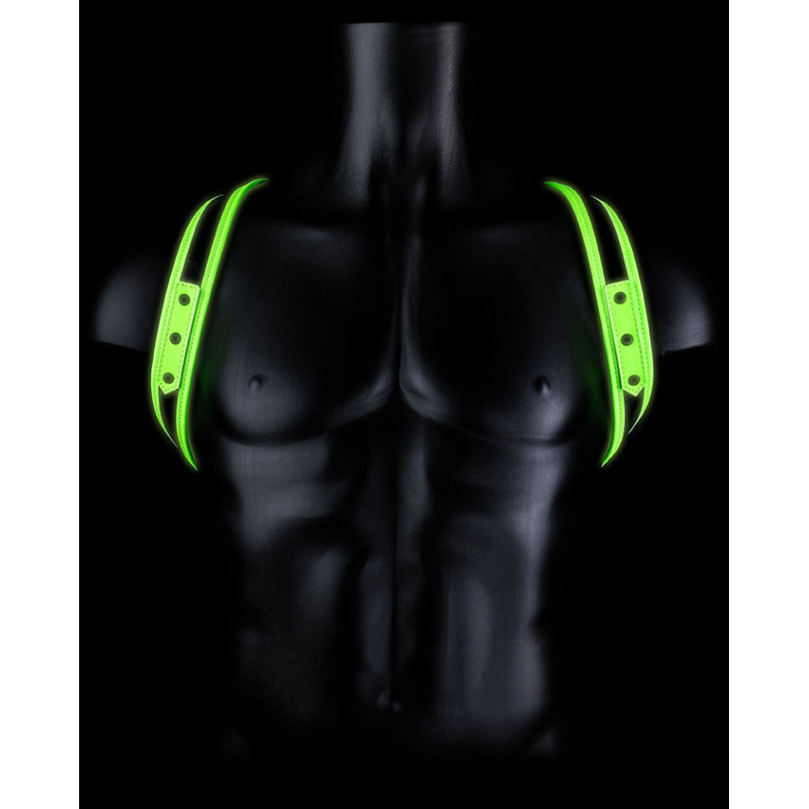 Harnais phosphorescent Sling Glow Noir-Vert Néon