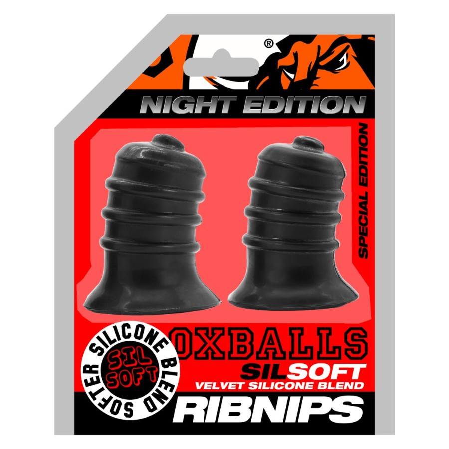 Pacifiers Ribnips Night Edition Black