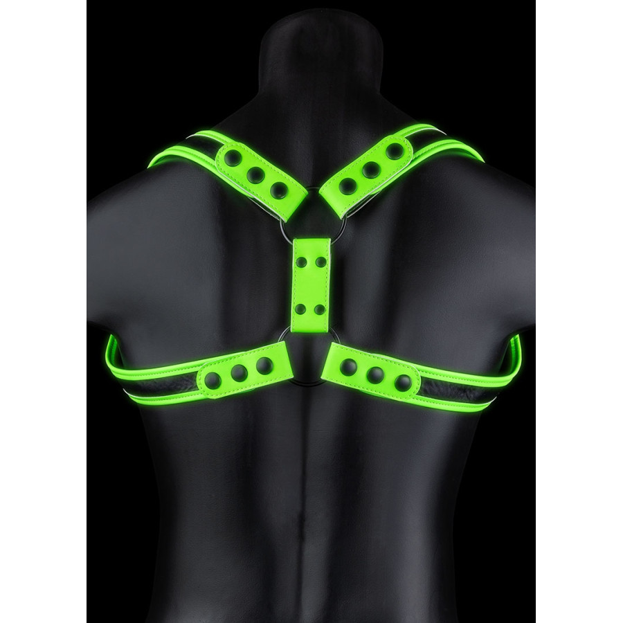 Harnais phosphorescent Sling Glow Noir-Vert Néon