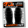 Suce-Tétons Lankyz 20 mm Noirs