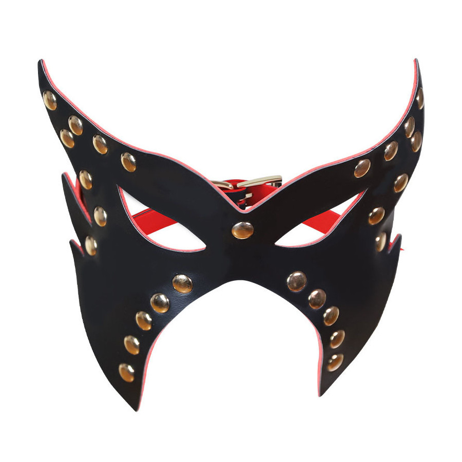 Masque Eagle Owl Noir et Rouge