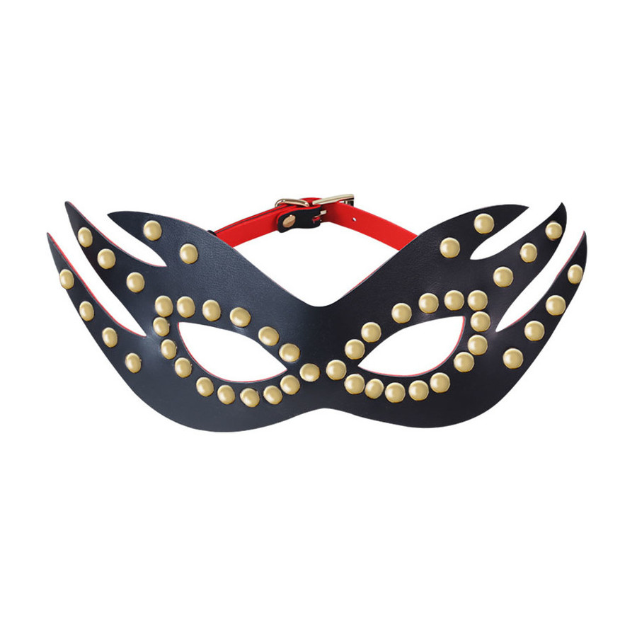 Masque Venise Noir et Rouge