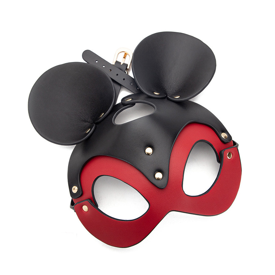 Masque SM Black Mouse Noir et Rouge