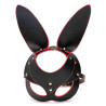 Black and Red Punk Rabbit Mask