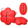 Vibrating Breast Clamp Flower Cheast Red
