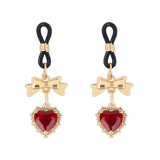 Pince-Tétons Heart Diamond Rouge