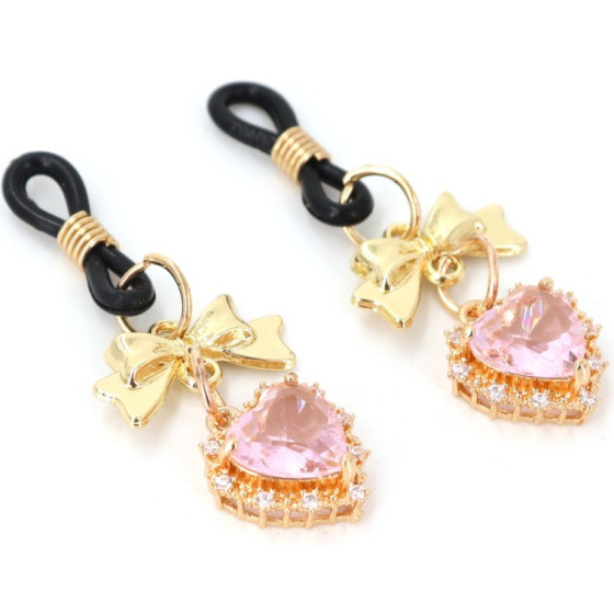 Pince-Tétons Heart Diamond Rose