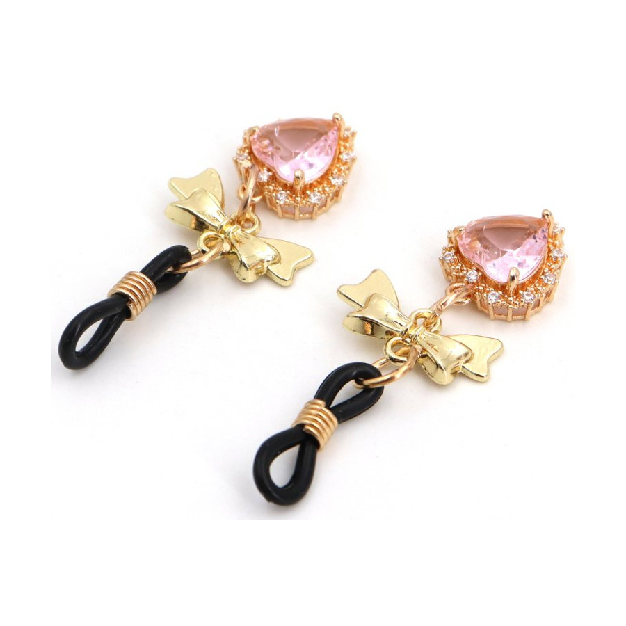 Pince-Tétons Heart Diamond Rose