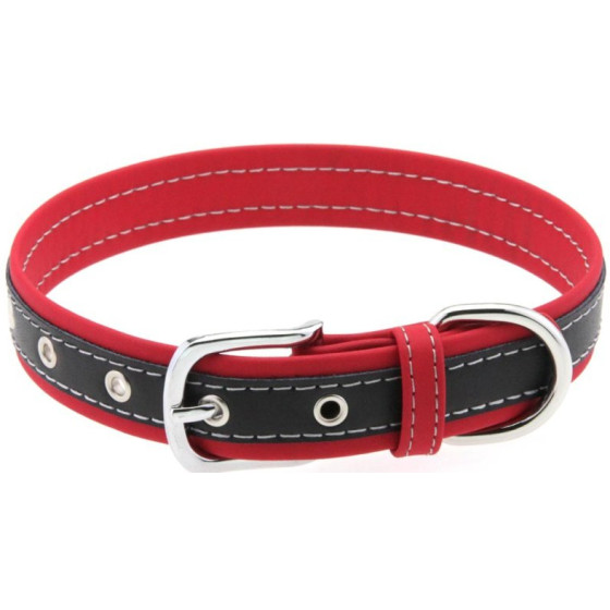 Collier Bicolore Simili Contrasted Rouge