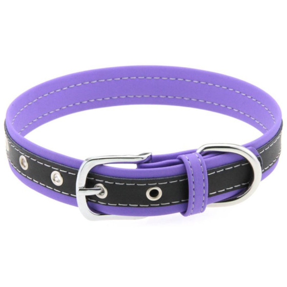 Collier Bicolore Simili Constrated Violet