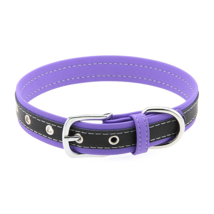 Collier Bicolore Simili Constrated Violet