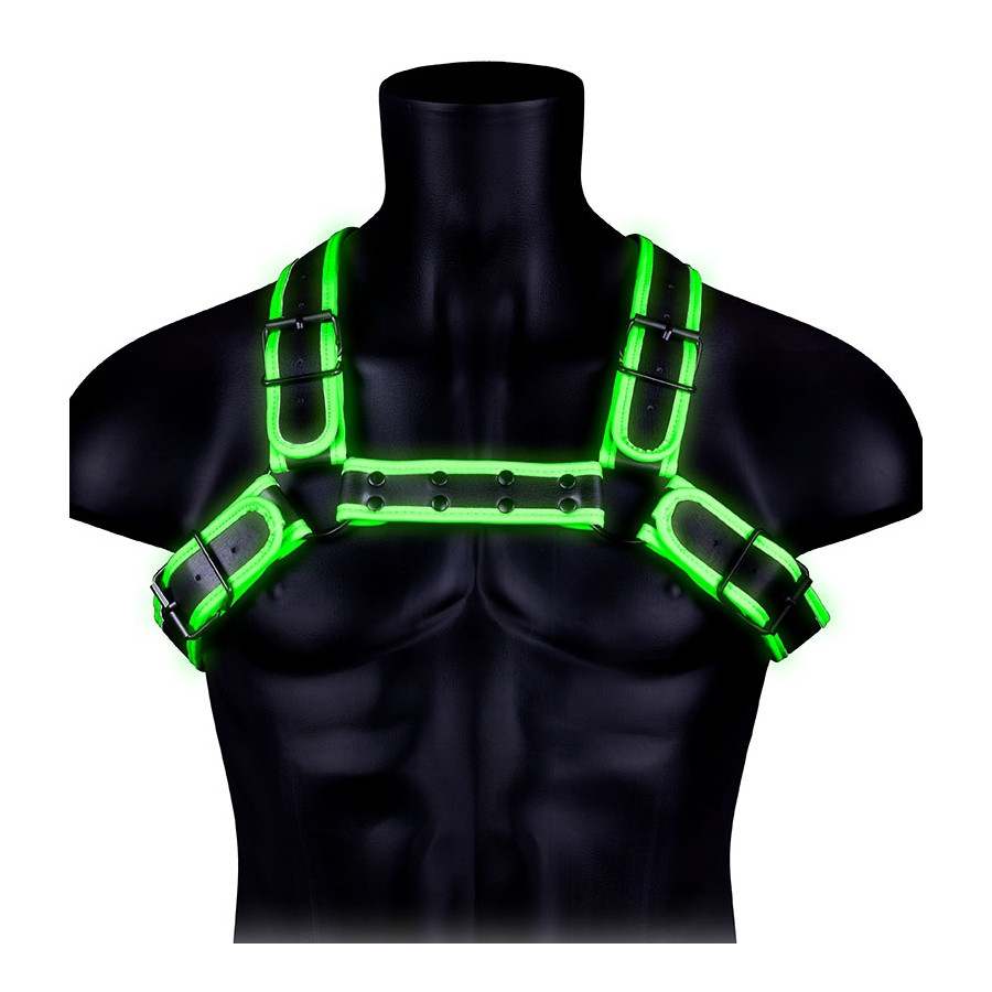 Harnais phosphorescent Glow Buckle Noir Harnais phosphorescent Glow Buckle Noir