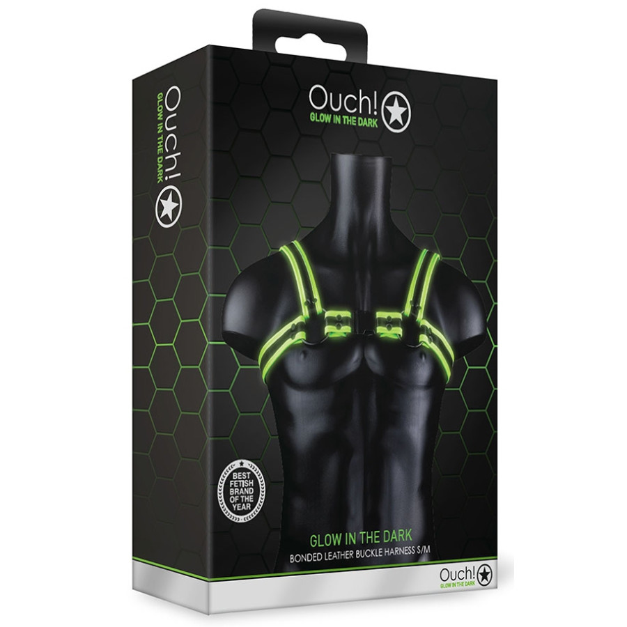 Harnais phosphorescent Glow Strike Noir