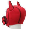 Puppy Fox Neoprene Hood Red-Black
