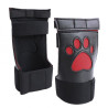 Puppy Dog Paw Gloves Black-Red