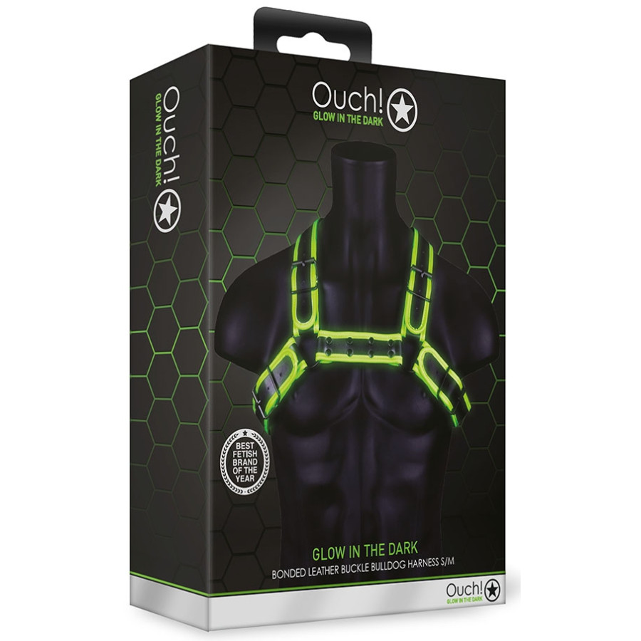 Harnais phosphorescent Glow Buckle Noir