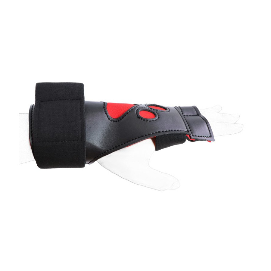 Gants Puppy Dog Paw Noir-Rouge