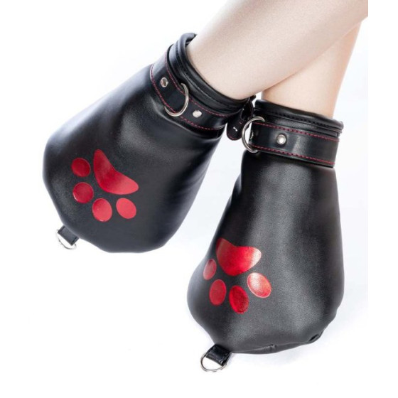 Kit Puppy 6 Pièces Noir-Rouge