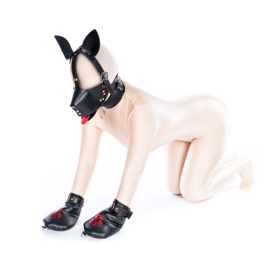 Kit Puppy 6 Pièces Noir-Rouge