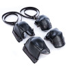 Complete Puppy Bondage Kit 14 Pieces Black-Red