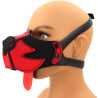 Museau Puppy Muz Noir-Rouge