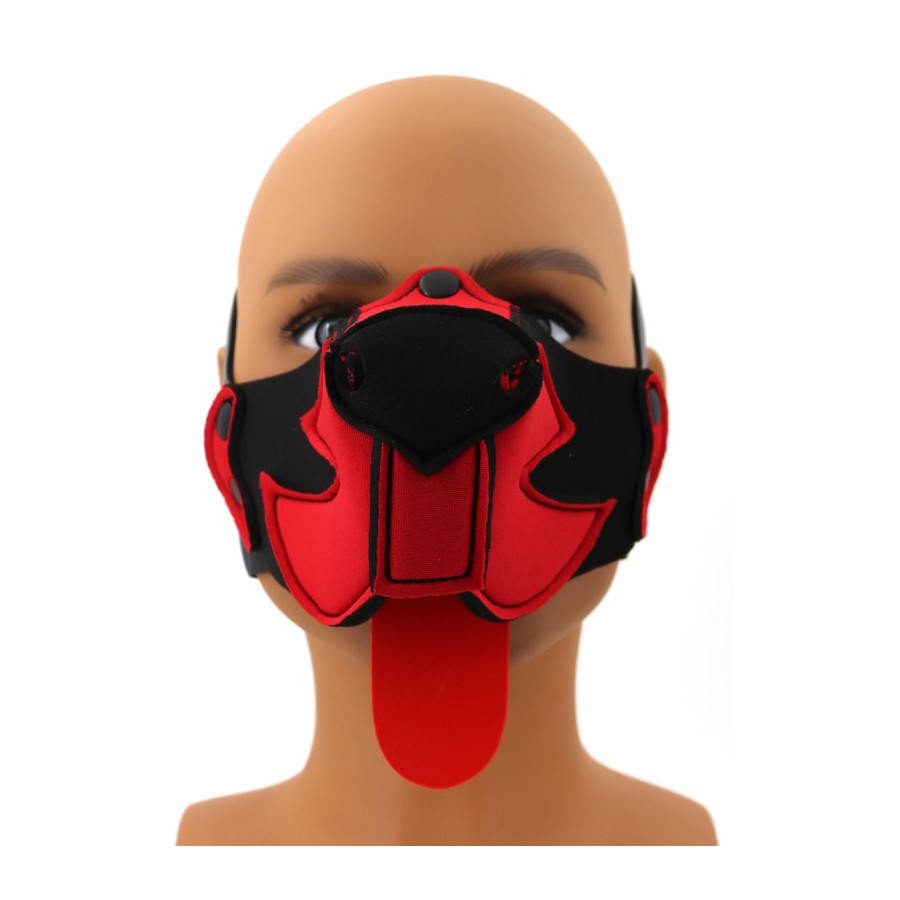 Museau Puppy Muz Noir-Rouge