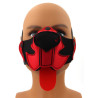 Museau Puppy Muz Noir-Rouge