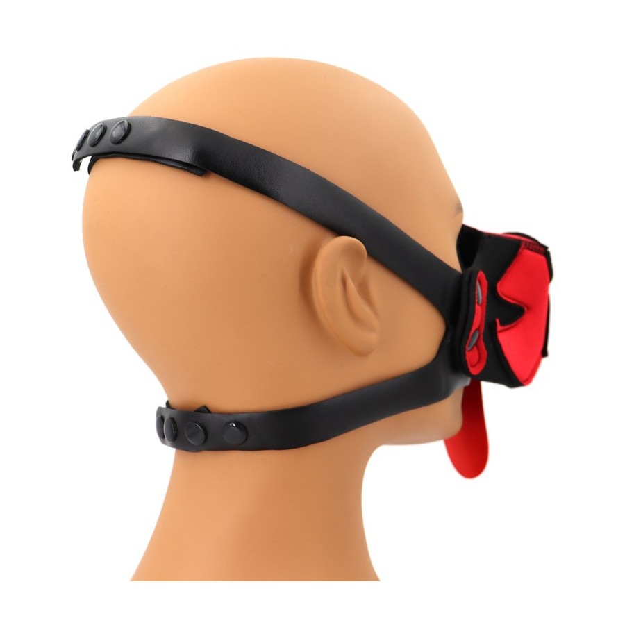 Museau Puppy Muz Noir-Rouge