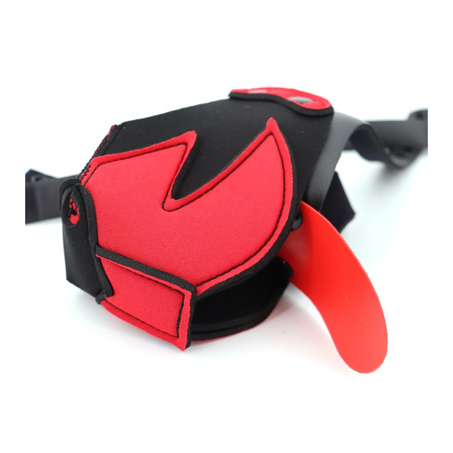 Museau Puppy Muz Noir-Rouge