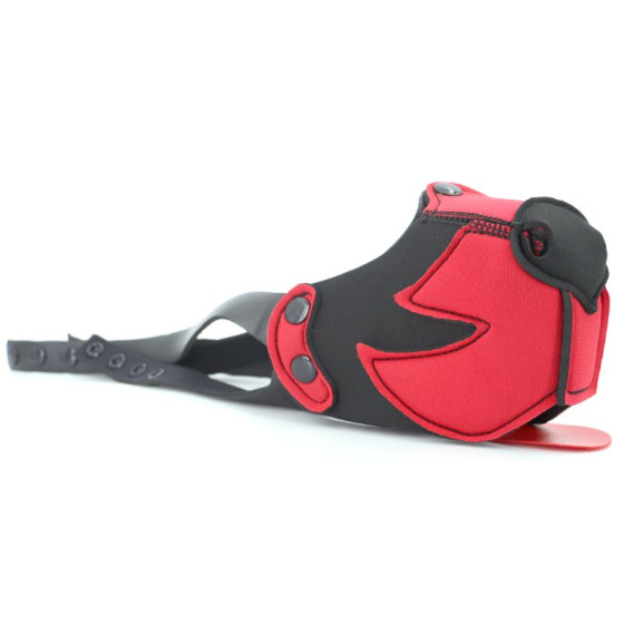 Museau Puppy Muz Noir-Rouge