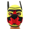 Cagoule Puppy Fox Néoprène Jaune-Rouge