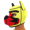 Cagoule Puppy Fox Néoprène Jaune-Rouge