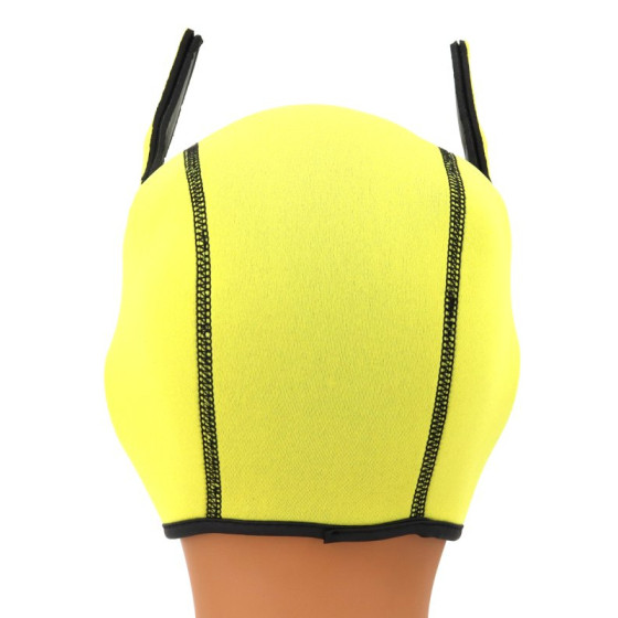 Cagoule Puppy Fox Néoprène Jaune-Rouge