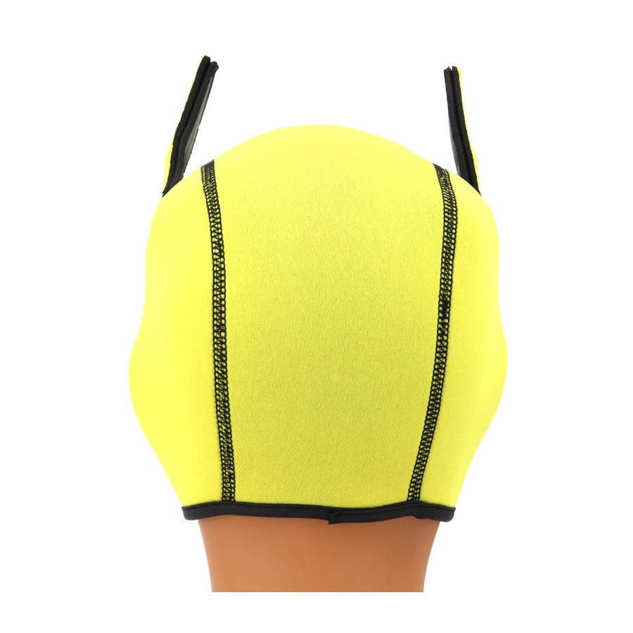 Cagoule Puppy Fox Néoprène Jaune-Blanc