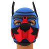 Puppy Fox Neoprene Hood Blue-Red