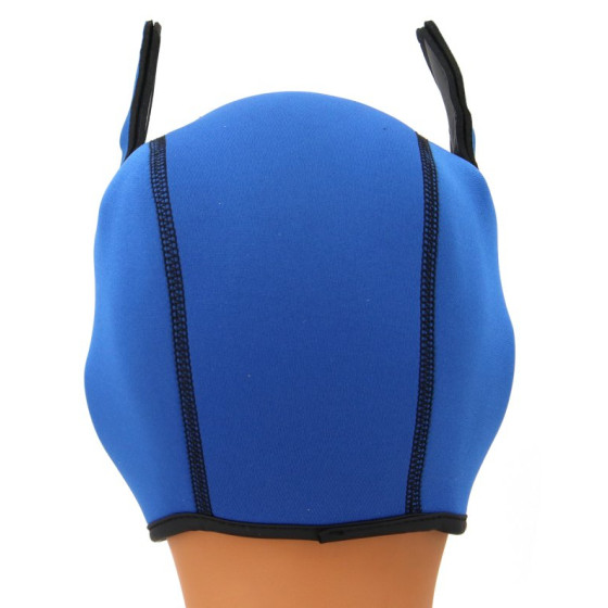 Cagoule Puppy Fox Néoprène Bleu-Rouge