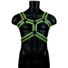 Harnais phosphorescent Glow Body Noir