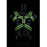 Harnais phosphorescent Glow Body Noir
