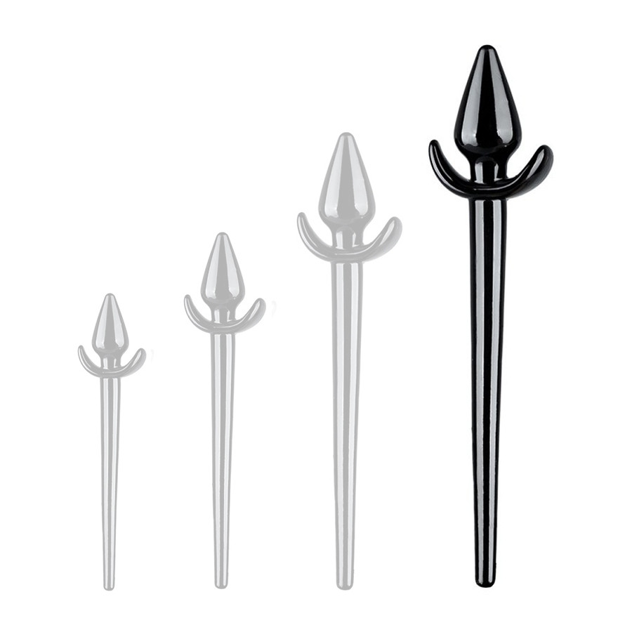 Plug Queue Zoo Tail XL 12 x 6 cm | Queue 30 cm Noire