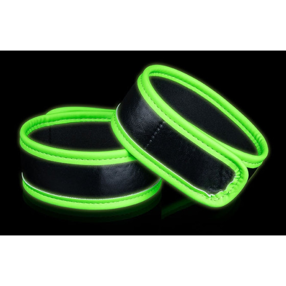 Brassards phosphorescents Glow Biceps Noirs