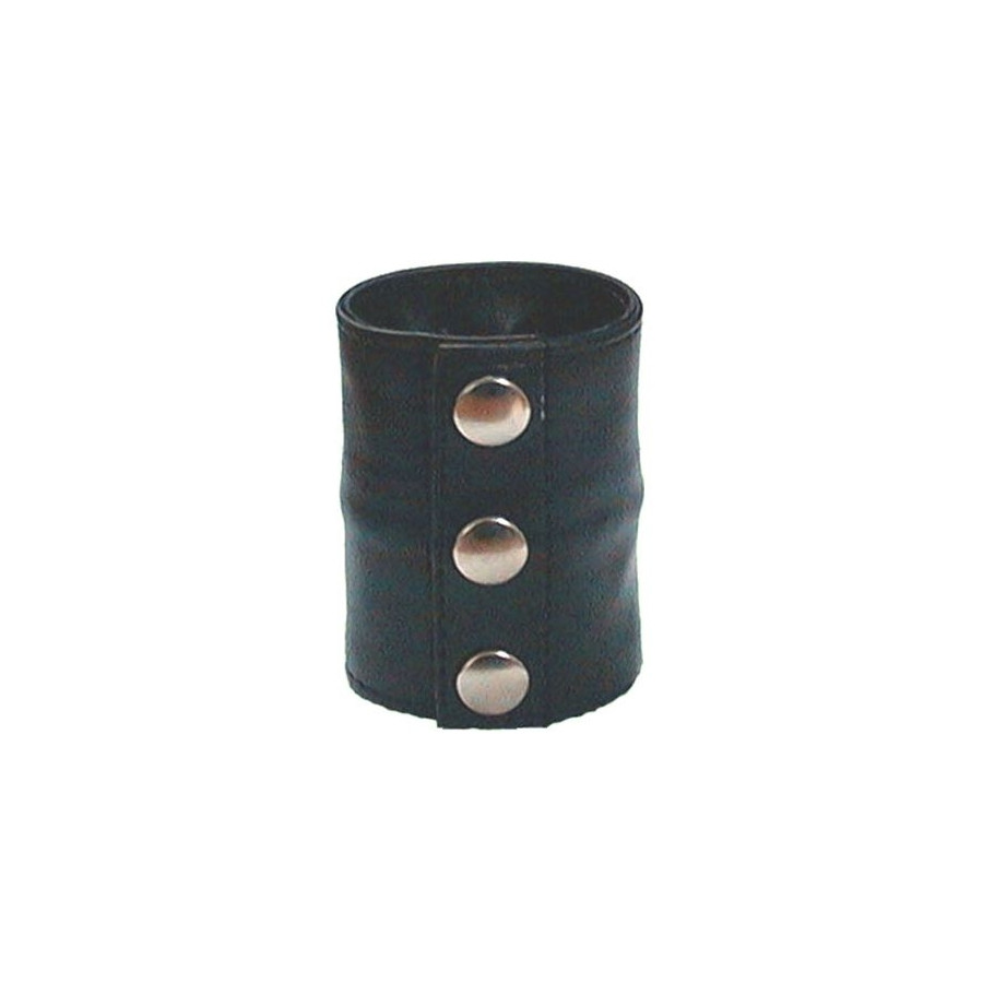 Bracelet de force en cuir Mister B Noir