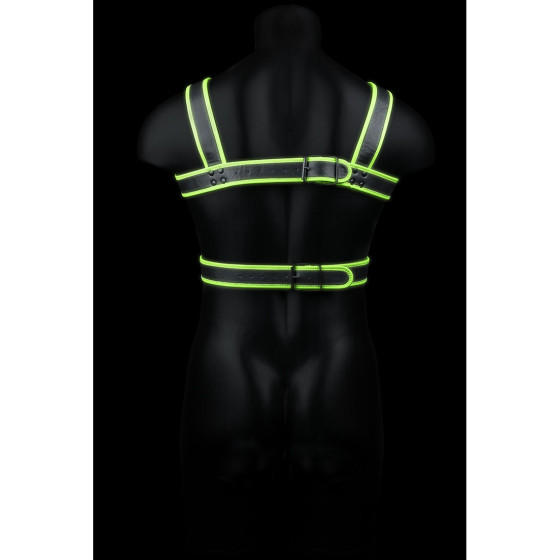 Harnais phosphorescent Glow Body Noir